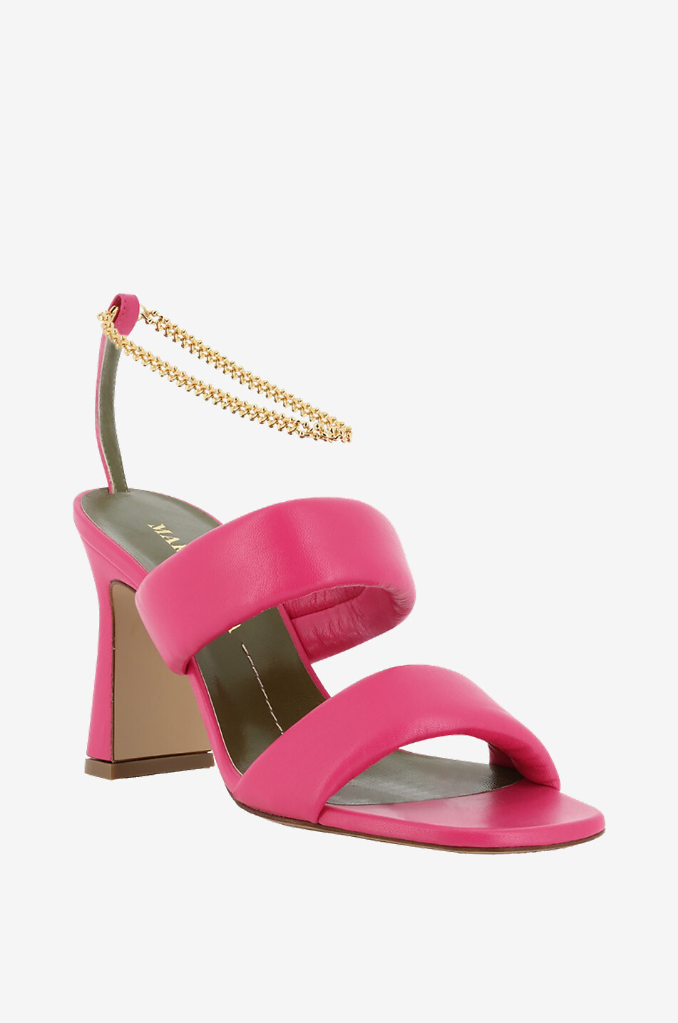 Sandalen mit Absatz aus Leder Ivory Fabiola