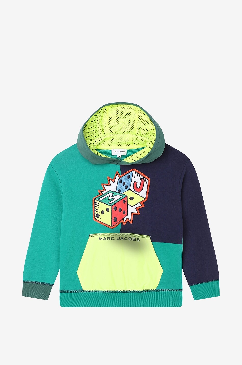 Dice boys' cotton hooded sweatshirt