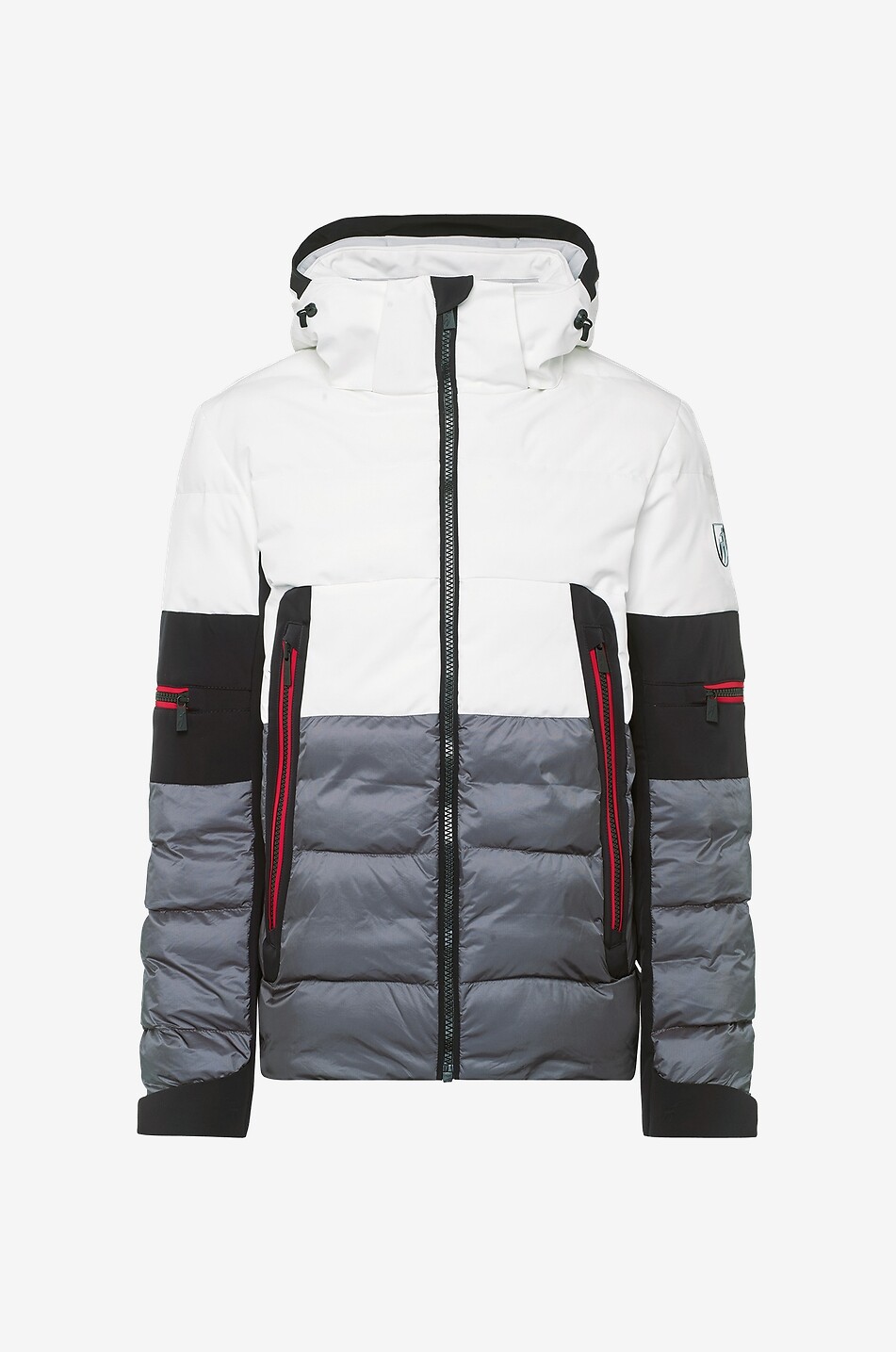 TONI SAILER Wattierte Skijacke mit Kapuze Maximus Herren WEISS 1