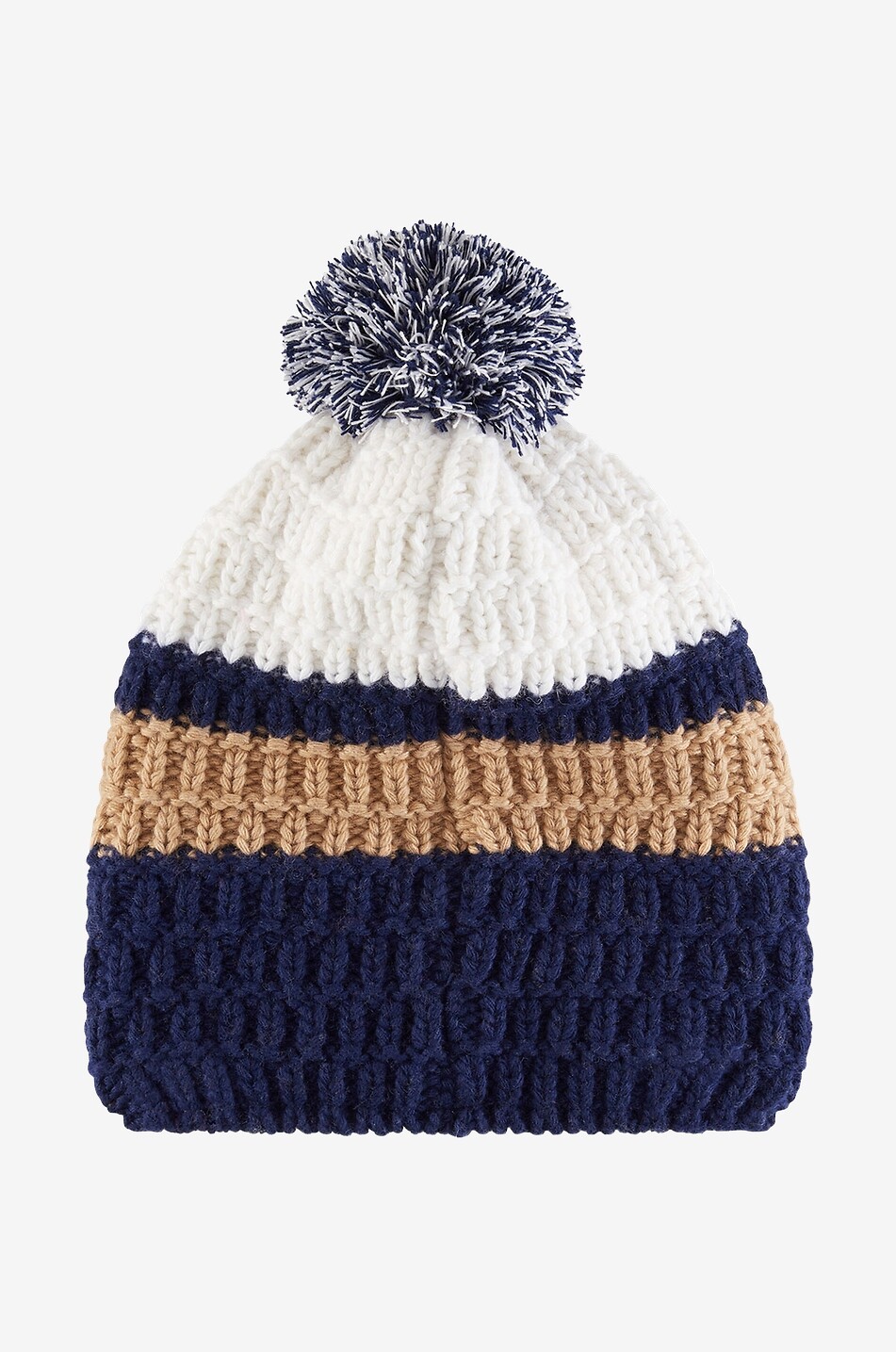 BOGNER Nola striped children's beanie Unisex BLUE 2
