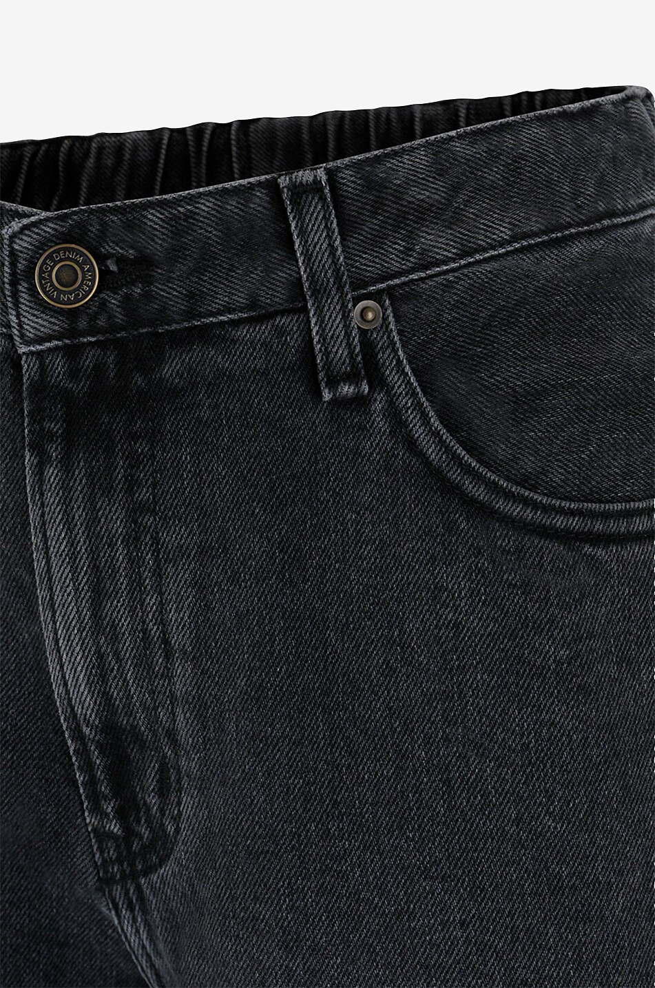 AMERICAN VINTAGE Karottenjeans aus Baumwolle Yopday Damen SCHWARZ 3