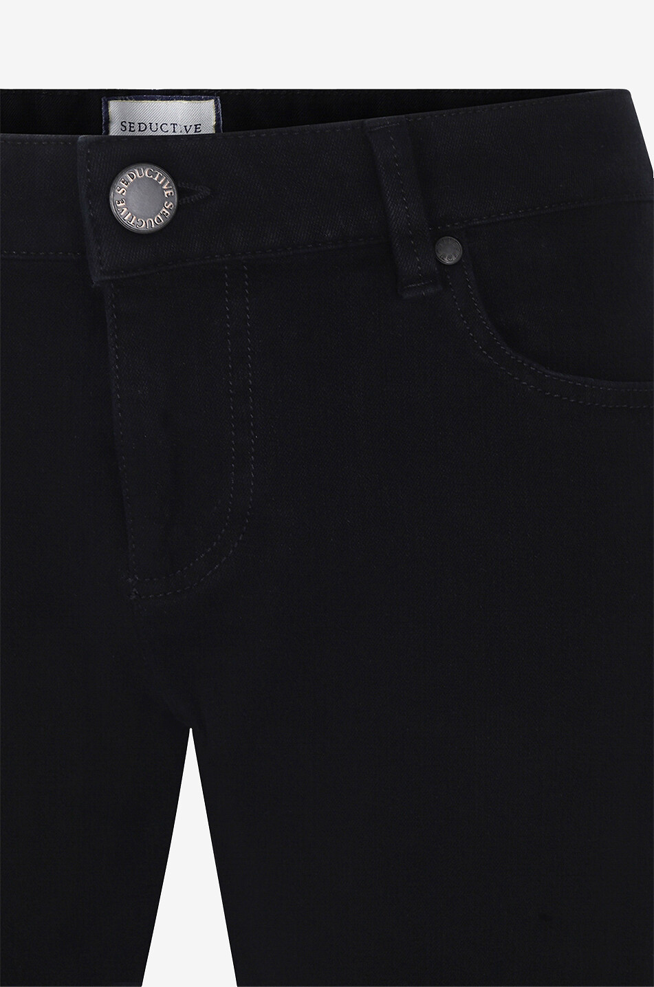 SEDUCTIVE Jean slim en coton Claire Femme NOIR 3