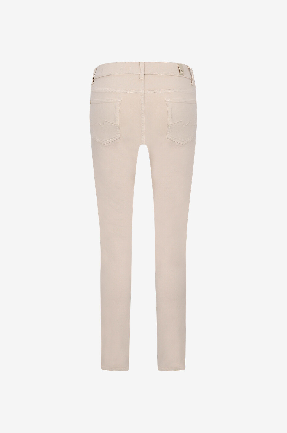 7 FOR ALL MANKIND Roxanne cotton slim fit jeans Women EGGSHELL 2
