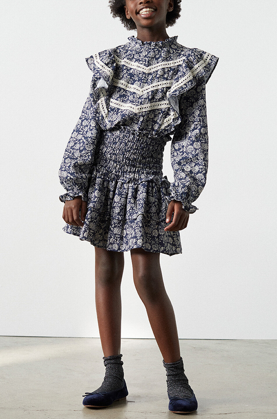 Jupe pour fille en coton Adelaine