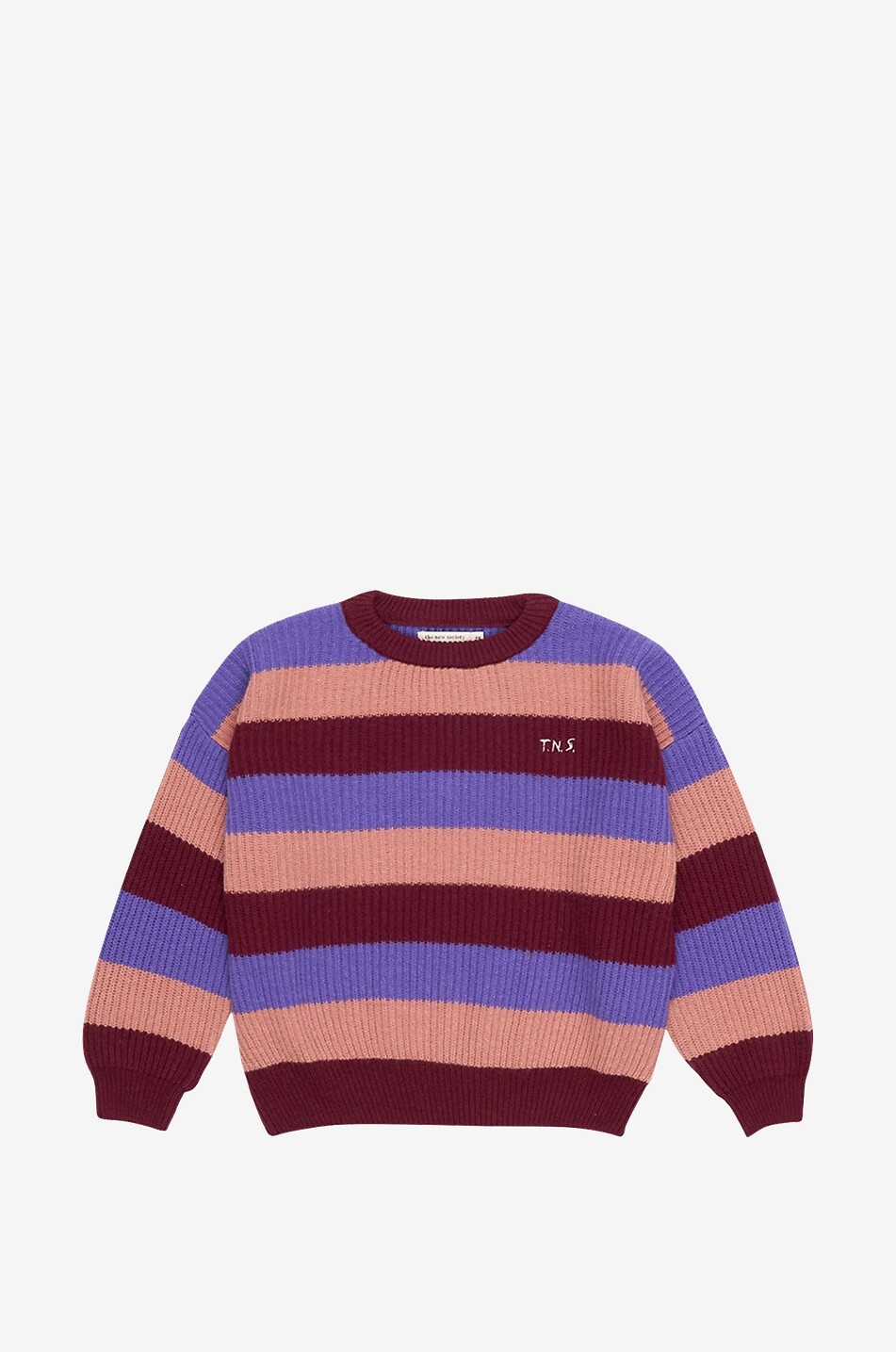 Gestreifter Mädchen-Pullover aus Wollmix Cruz