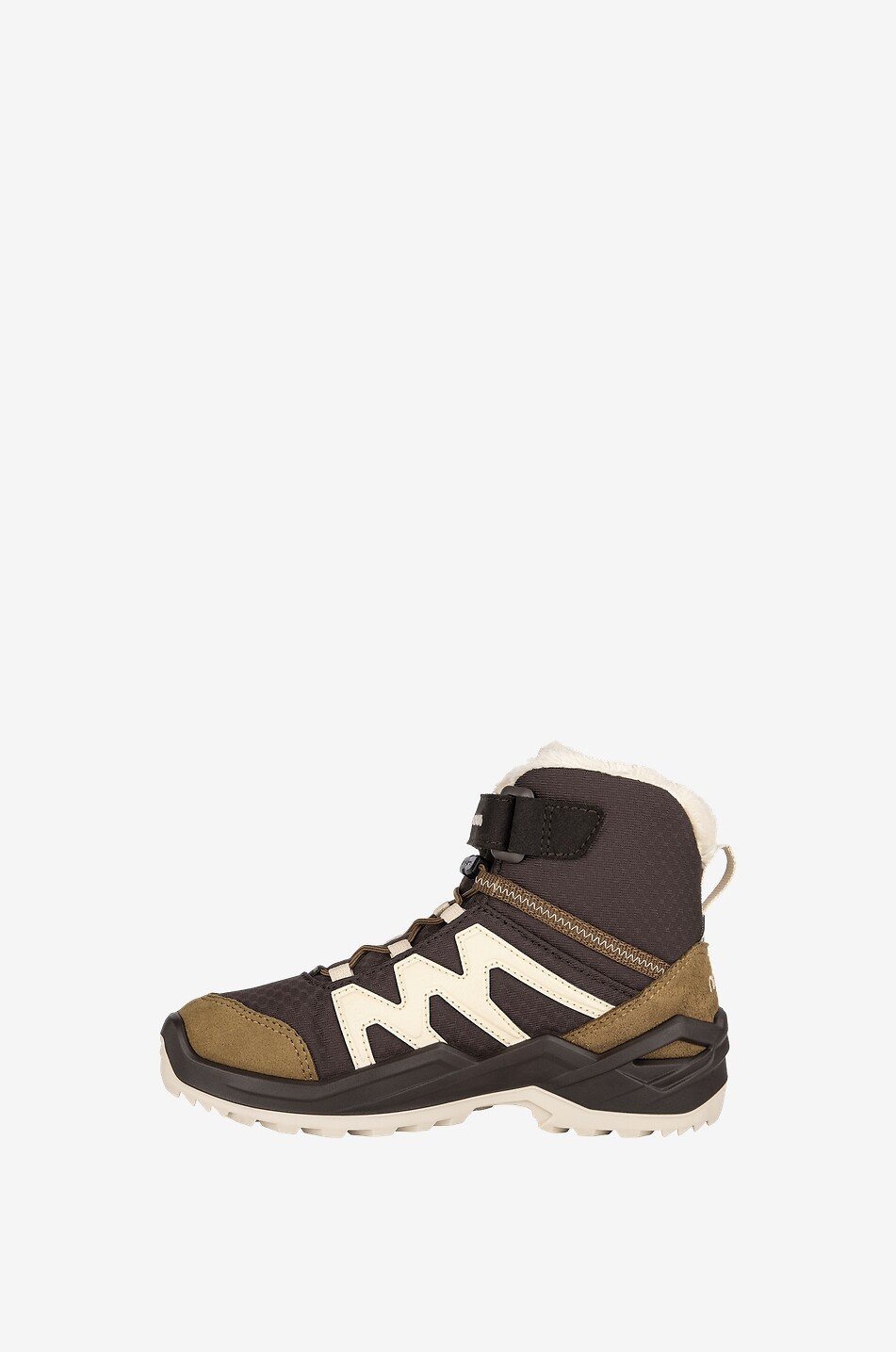 LOWA Warme Kinder-Wanderschuhe Maddox Warm GTX NMK Unisex DUNKELBRAUN 3