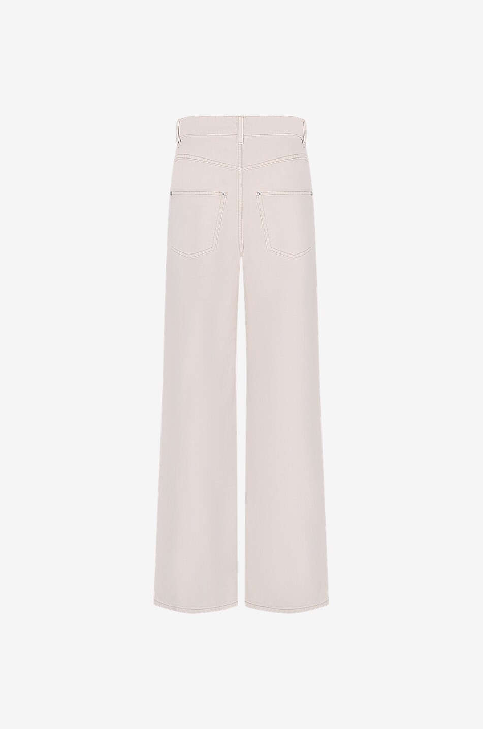 Jeans mit weitem Bein und hohem Bund Valeria