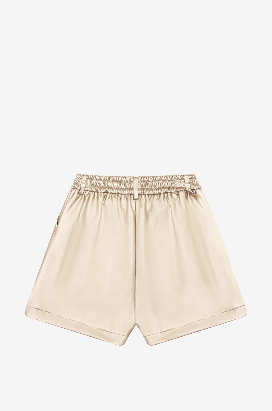 MONNALISA Short métallisé fille Fille Beige Foncé 2