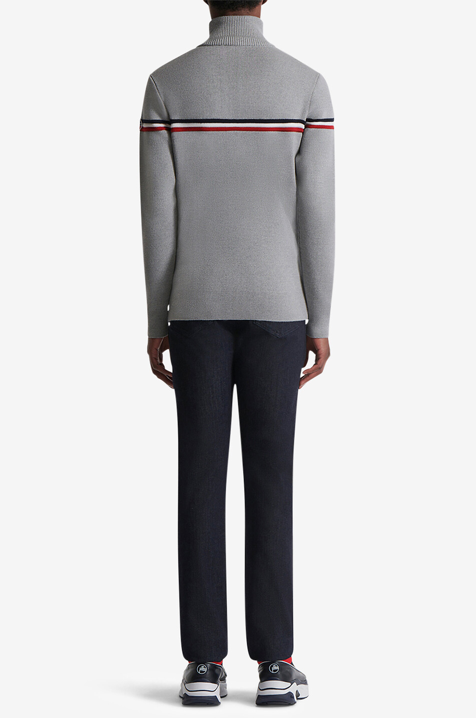 FUSALP Cardigan zippé à col montant Wengen Fiz II Homme GRIS 5