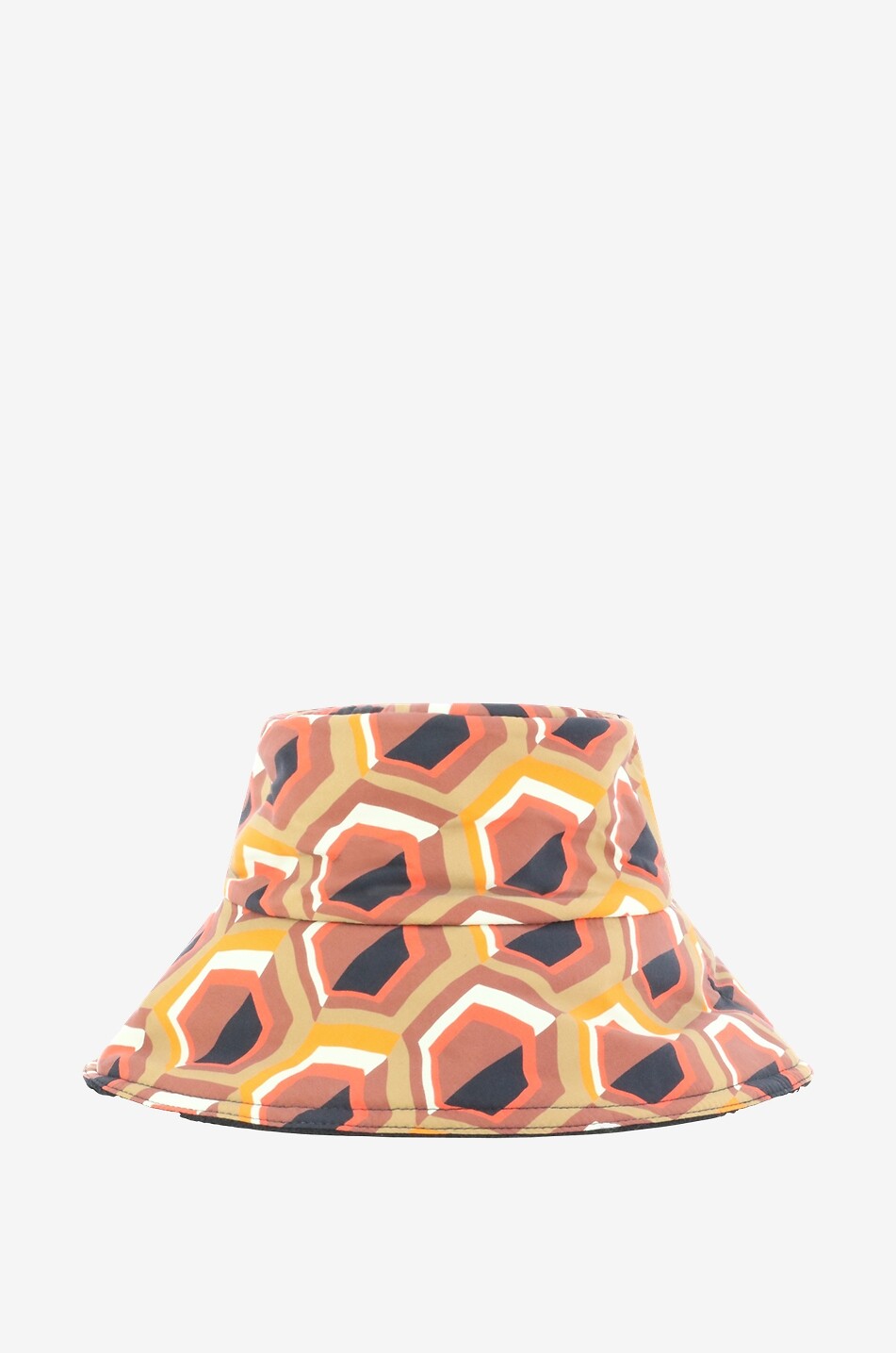 Patterned reversible rain hat