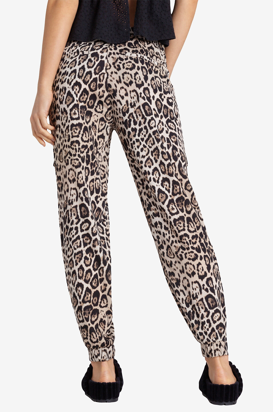 CAMBIO Cargohose mit Leopardenmotiv Kathi Damen BUNT 3