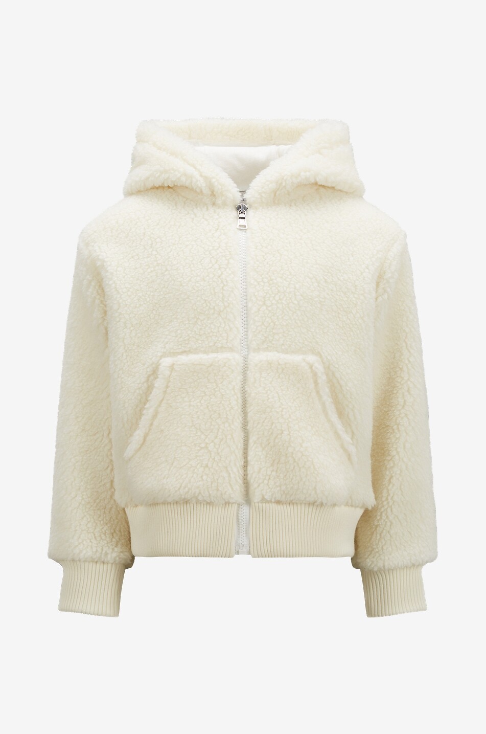 Sweat-shirt zippé à capuche enfant en polaire teddy