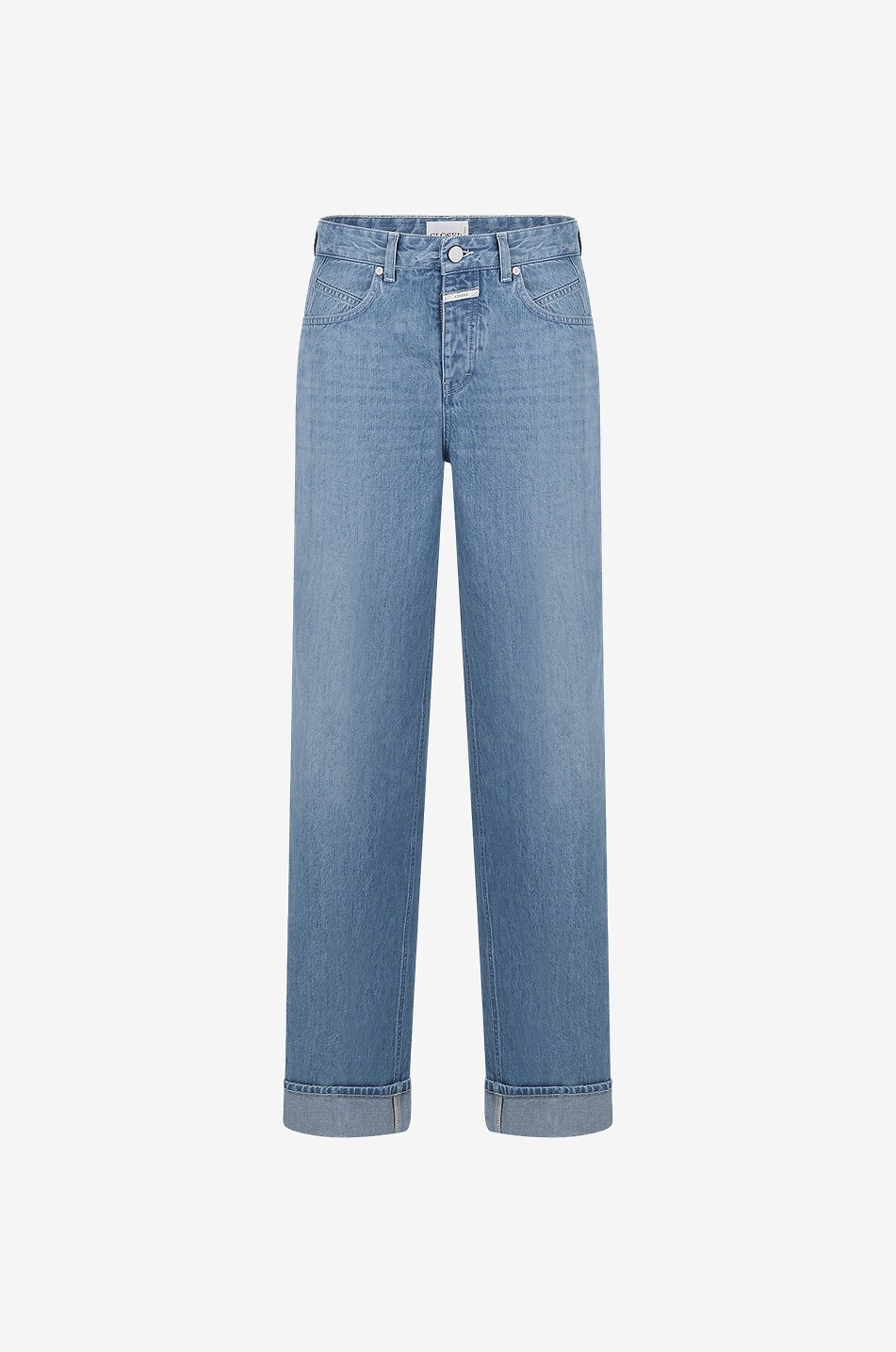 Jean large en coton régénératif et coton recyclé Nikka