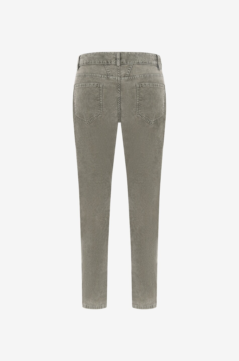 CLOSED Verkürzte-Slim Jeans aus Samt Baker Damen KHAKI 2