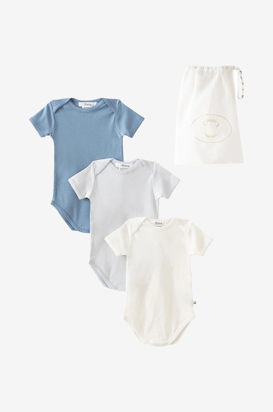 Set mit 3 Baby-Bodys aus Jersey