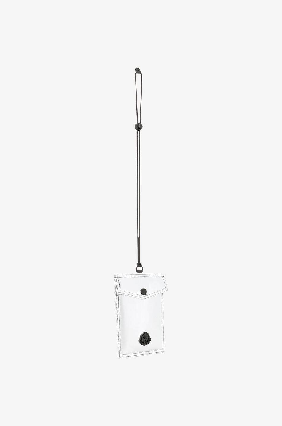 MONCLER Phone Case in lacquered nylon Women GREY 2