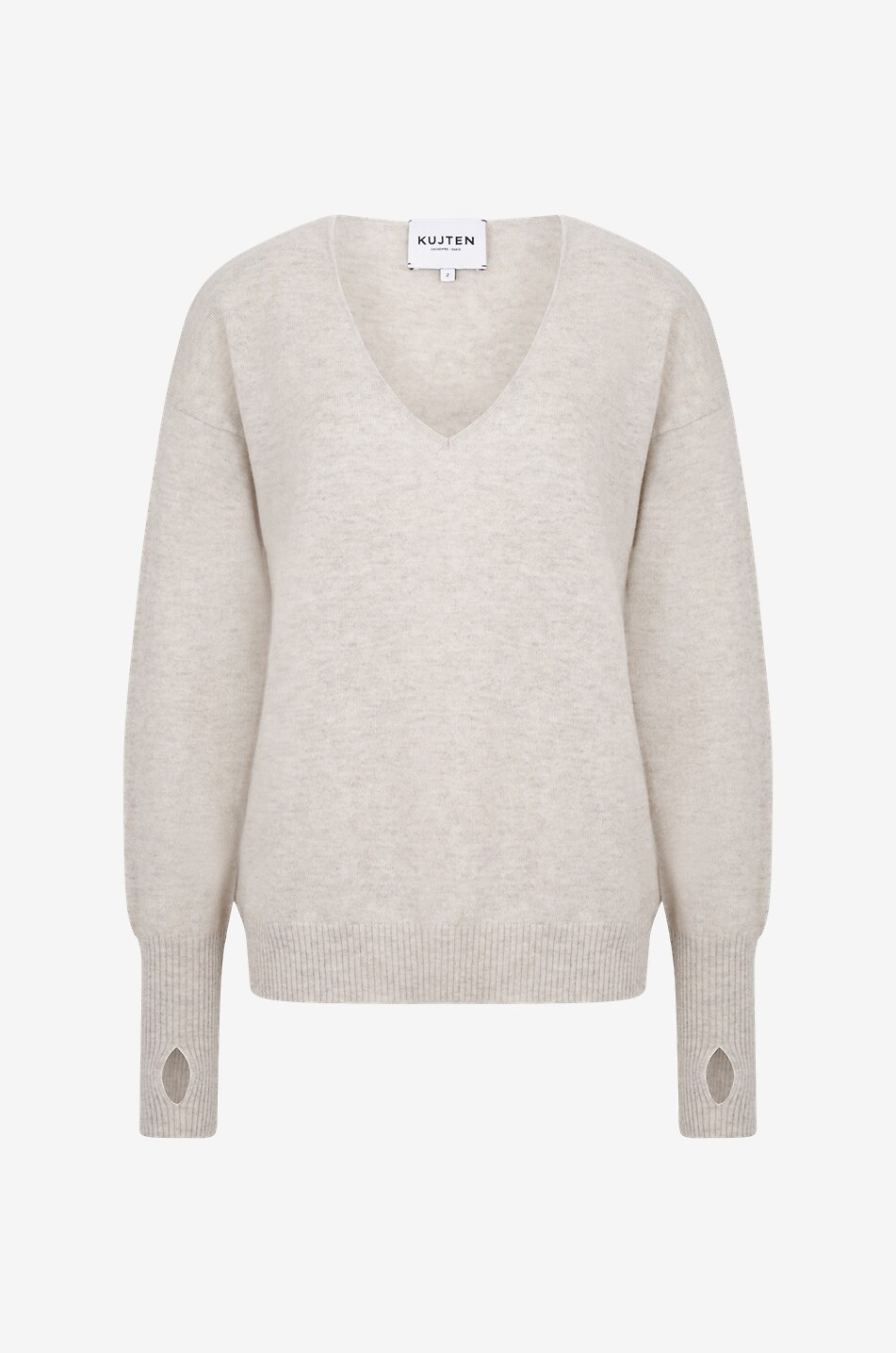 Lilibet cashmere V neck jumper