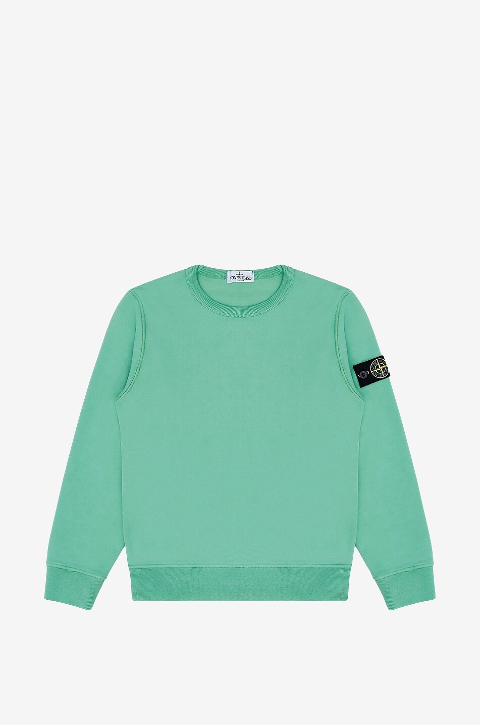 STONE ISLAND JUNIOR Sweat-shirt à col rond garçon 61320 Garçon VERT 1