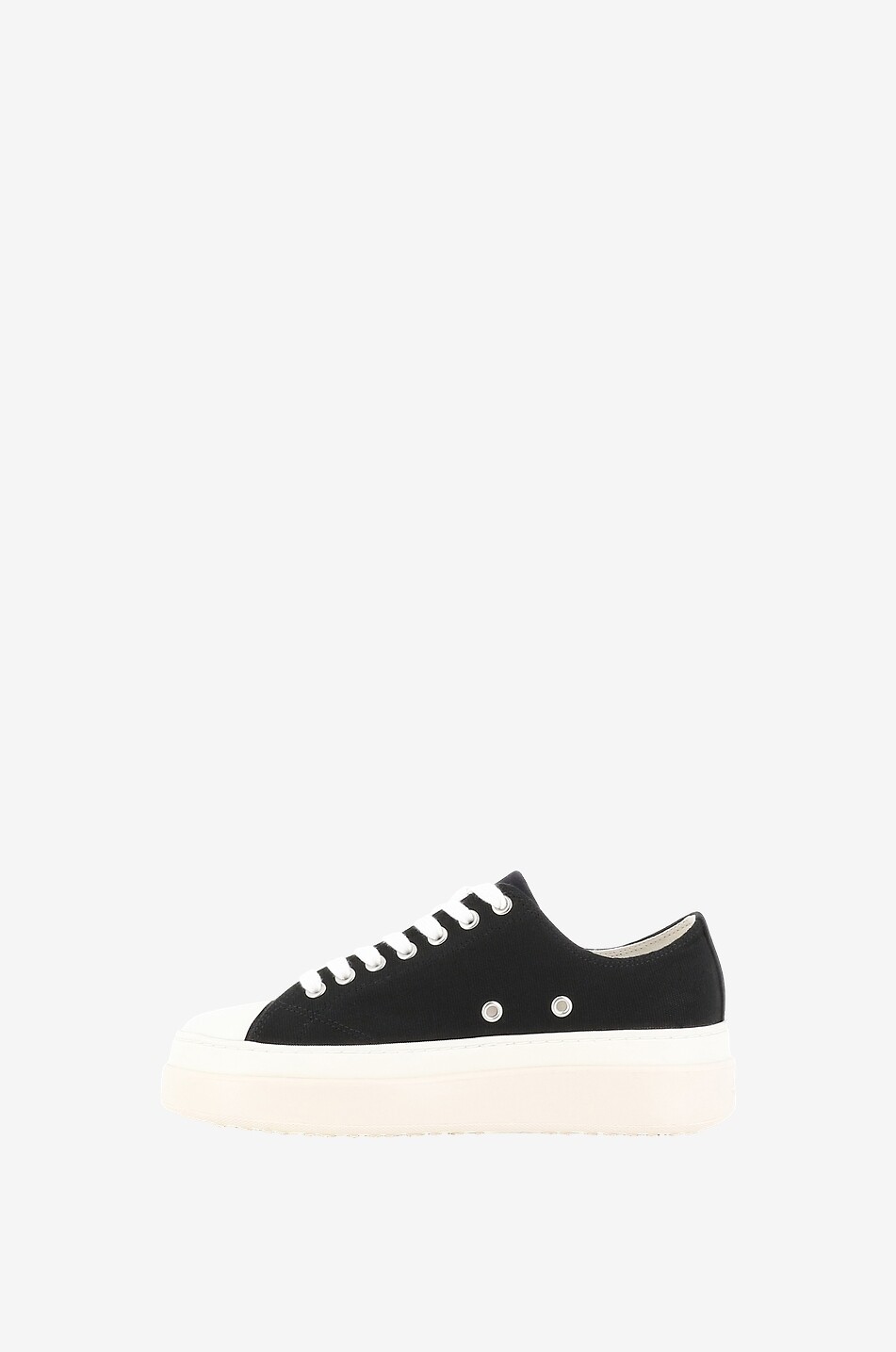 ISABEL MARANT Niedrige Plateau-Sneakers aus Canvas Austen Low Damen SCHWARZ 3