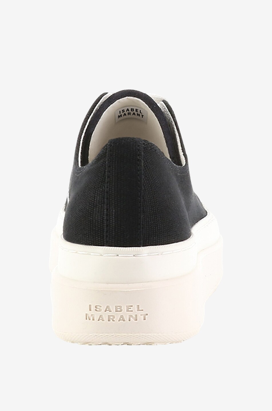 ISABEL MARANT Niedrige Plateau-Sneakers aus Canvas Austen Low Damen SCHWARZ 4