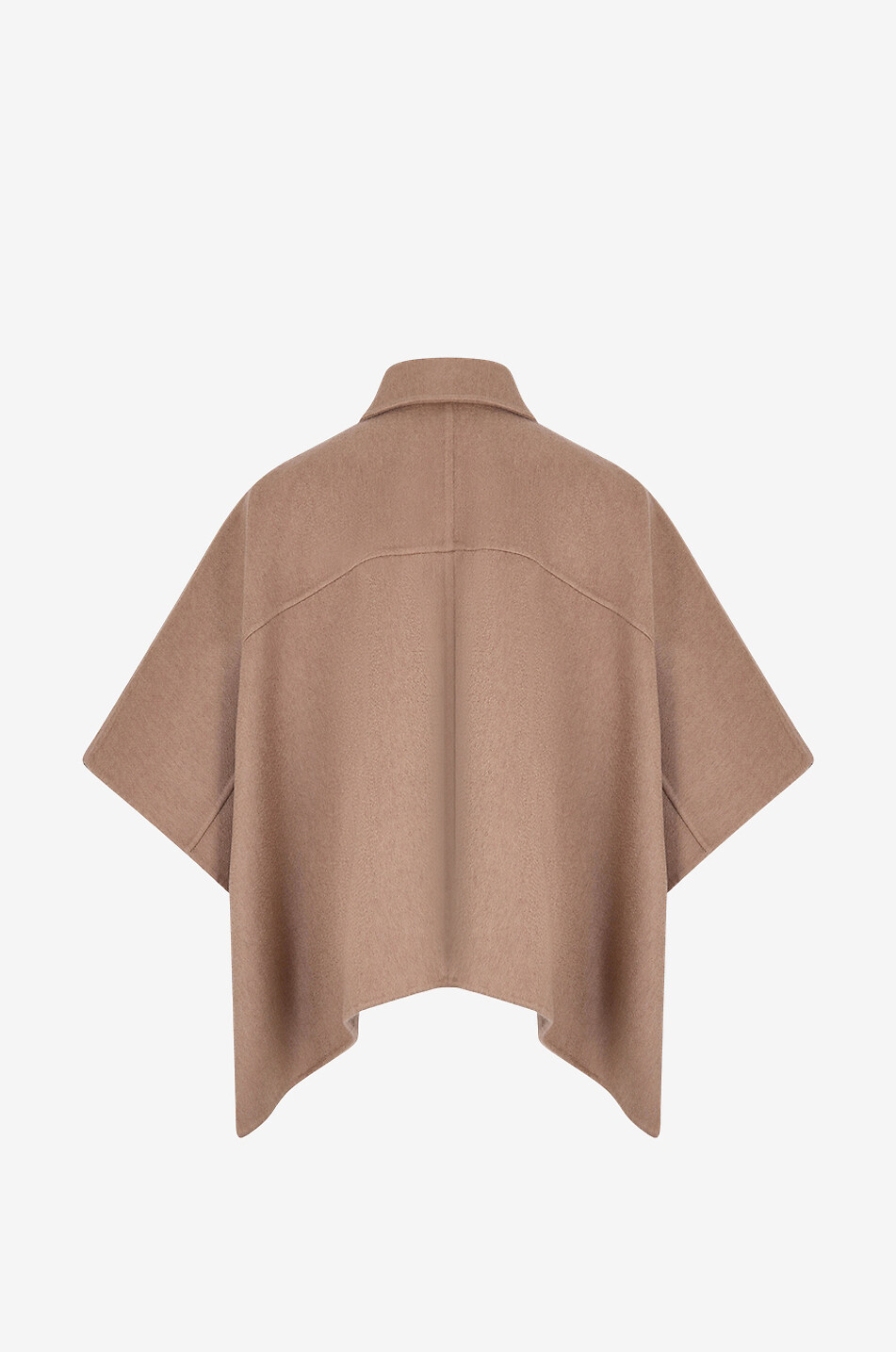 Short cashmere beaver cape