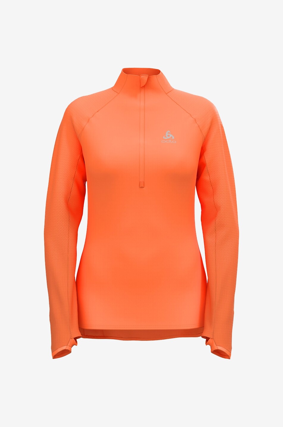 Running-Langarm-Top mit Zip-Kragen Zeroweight