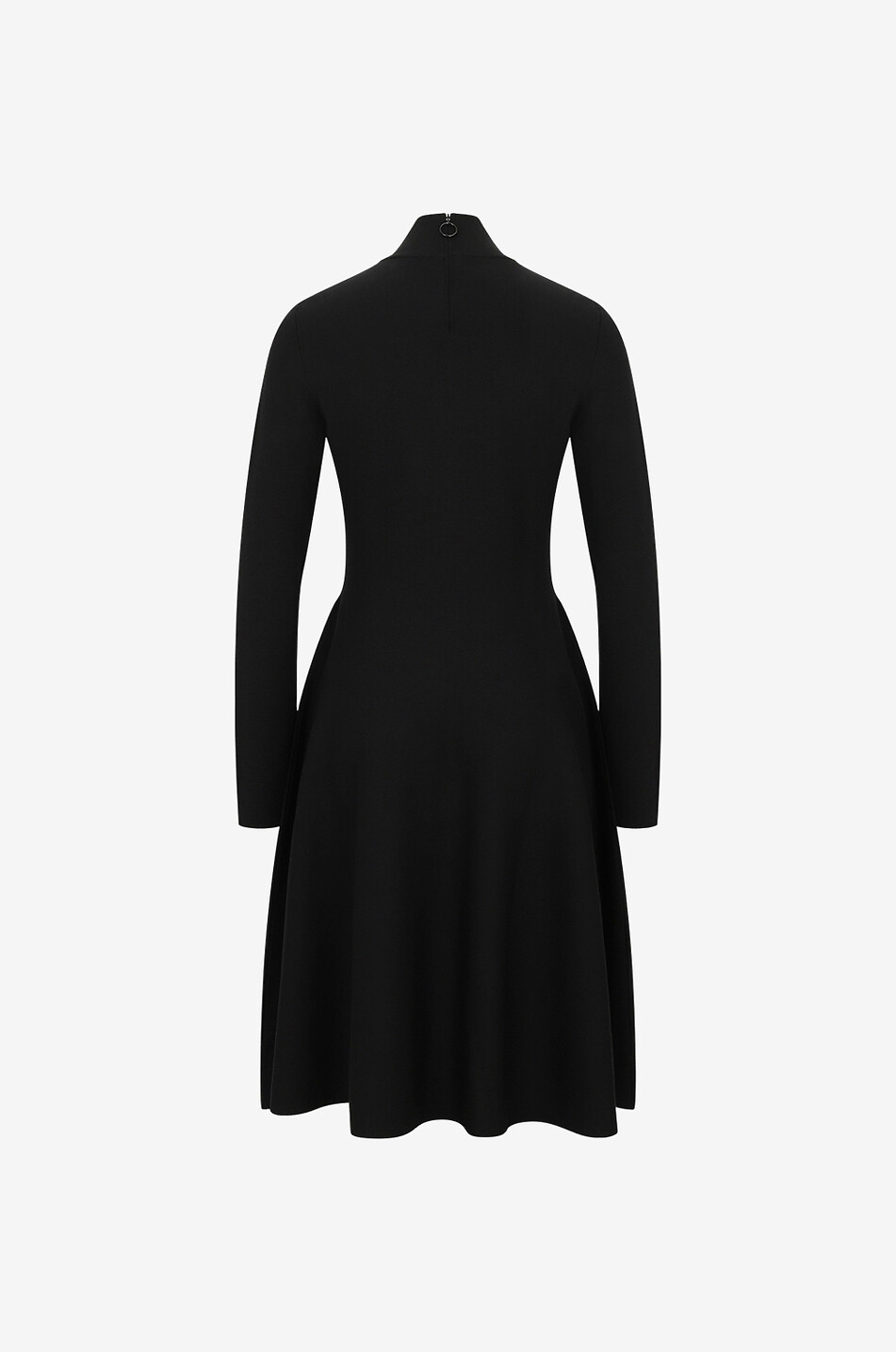 AKRIS PUNTO Ausgestelltes Midistrickkleid Punto Milano Damen SCHWARZ 2