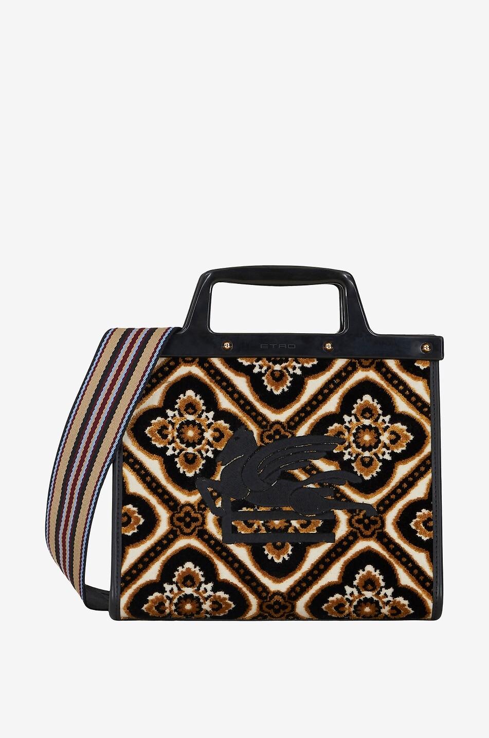 Sac cabas en jacquard médailles Paisley Love Trotter Small