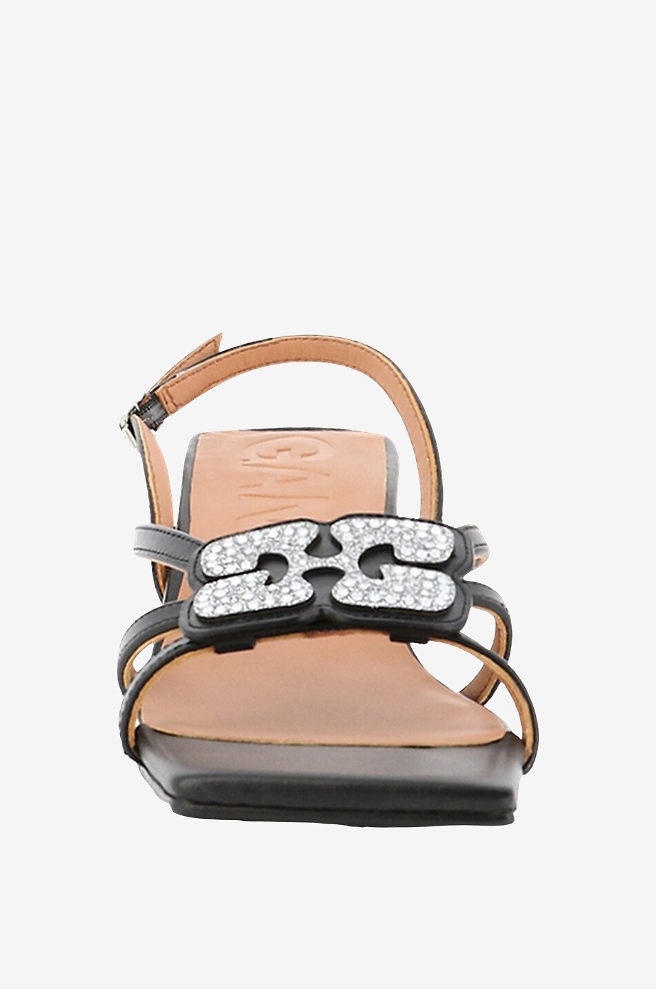 Sandales à talon et bout carré Butterfly Strass 50