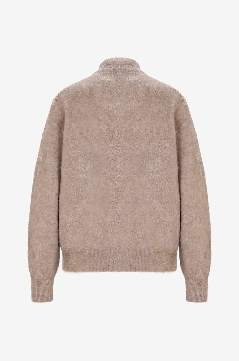 BRUNELLO CUCINELLI Shiny Foliage embroidered mohair jumper Women CAMEL 2