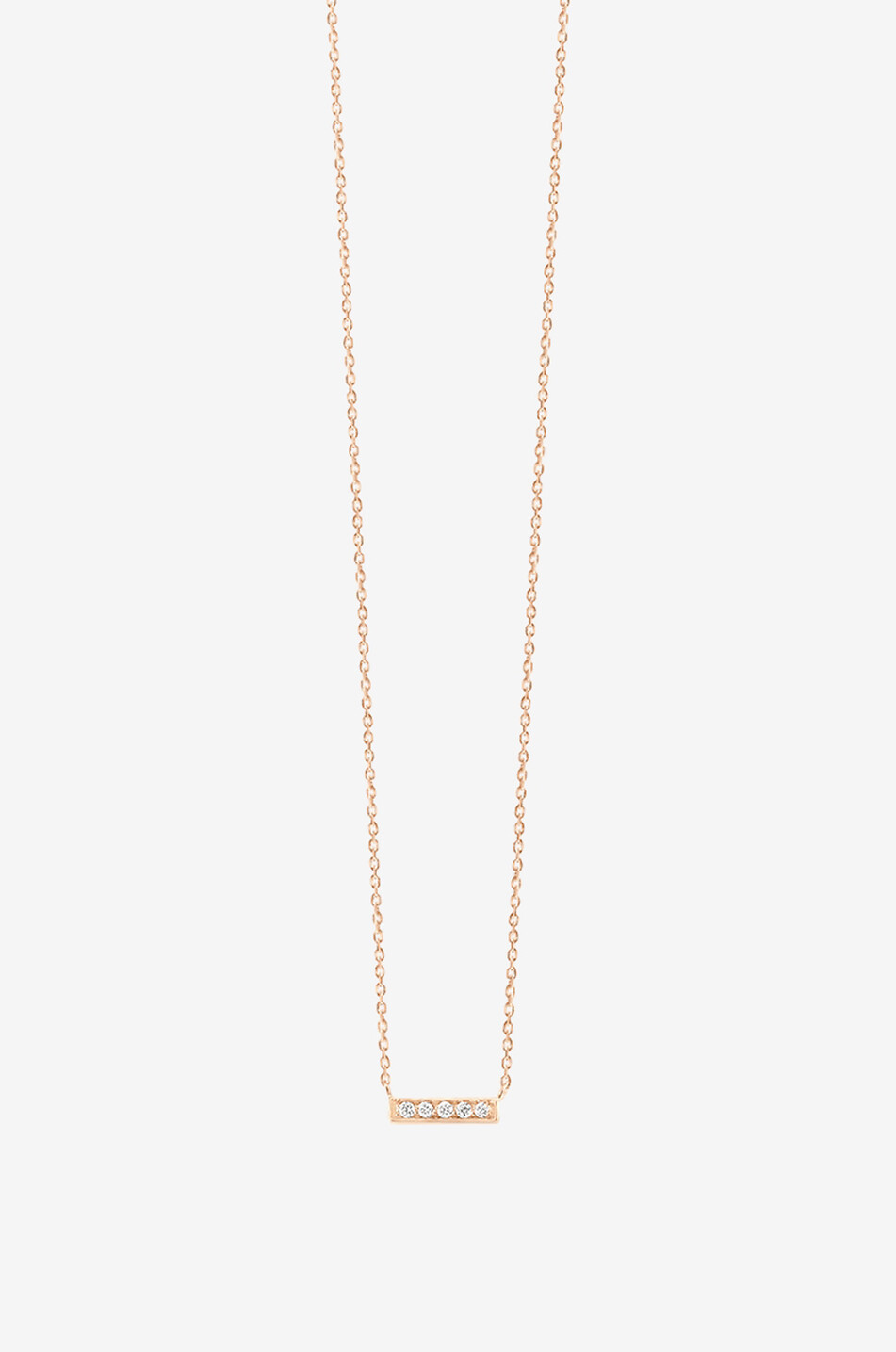 Medellin rose gold and diamond necklace