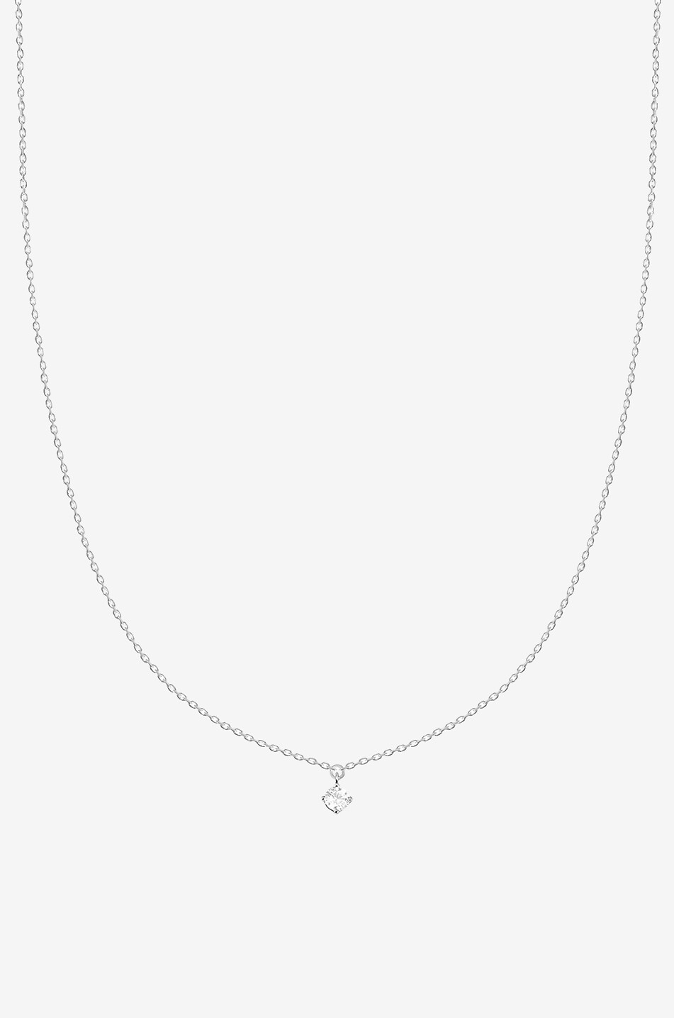 VANRYCKE Collier ras du cou en or blanc et diamant Stardust Femme BLANC 3