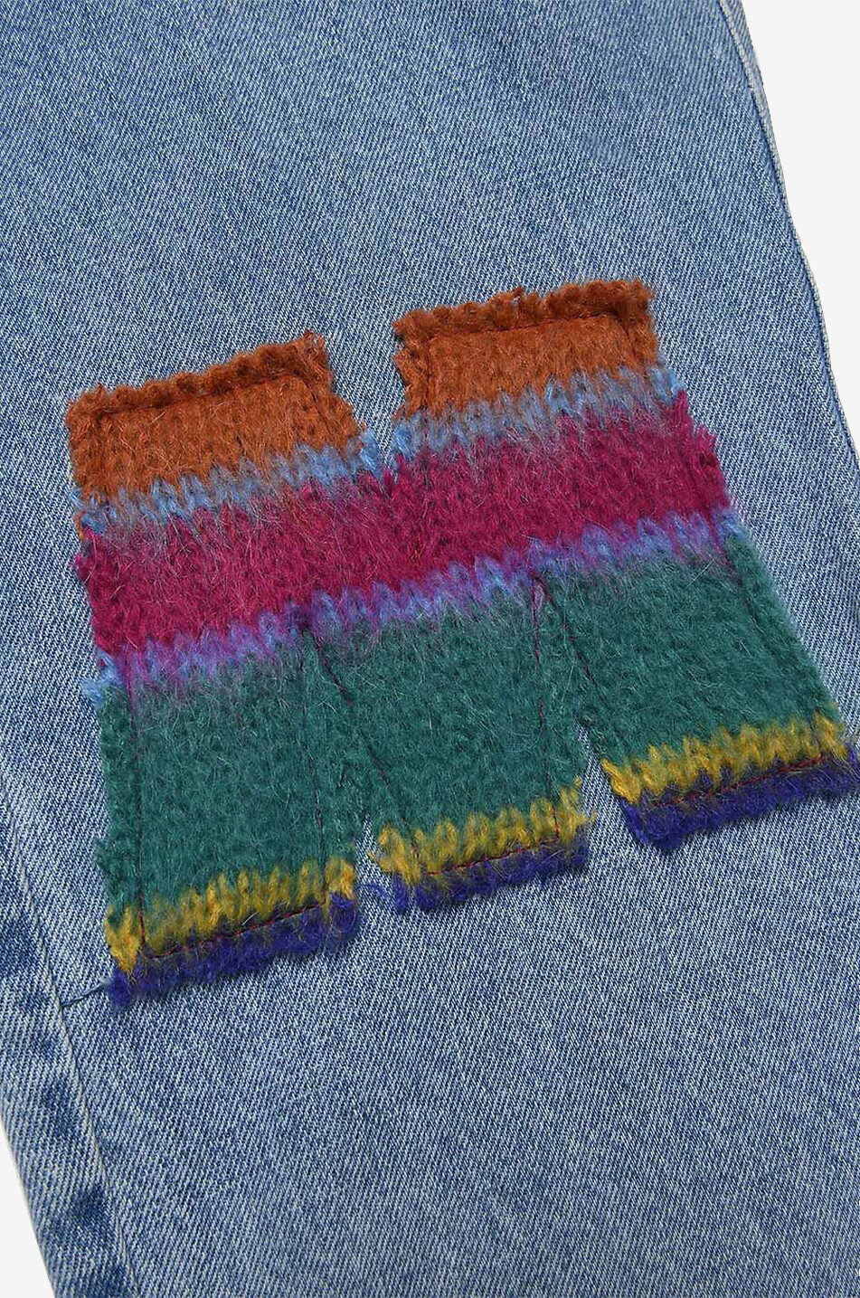 MARNI Mädchen-Karottenjeans mit Blüten- und M-Stickerei Mädchen BLAU 5