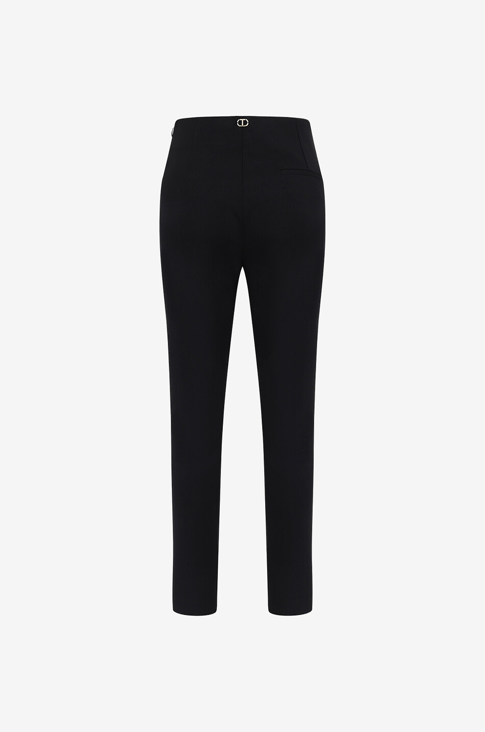 Pantalon droit en jersey punto Milano