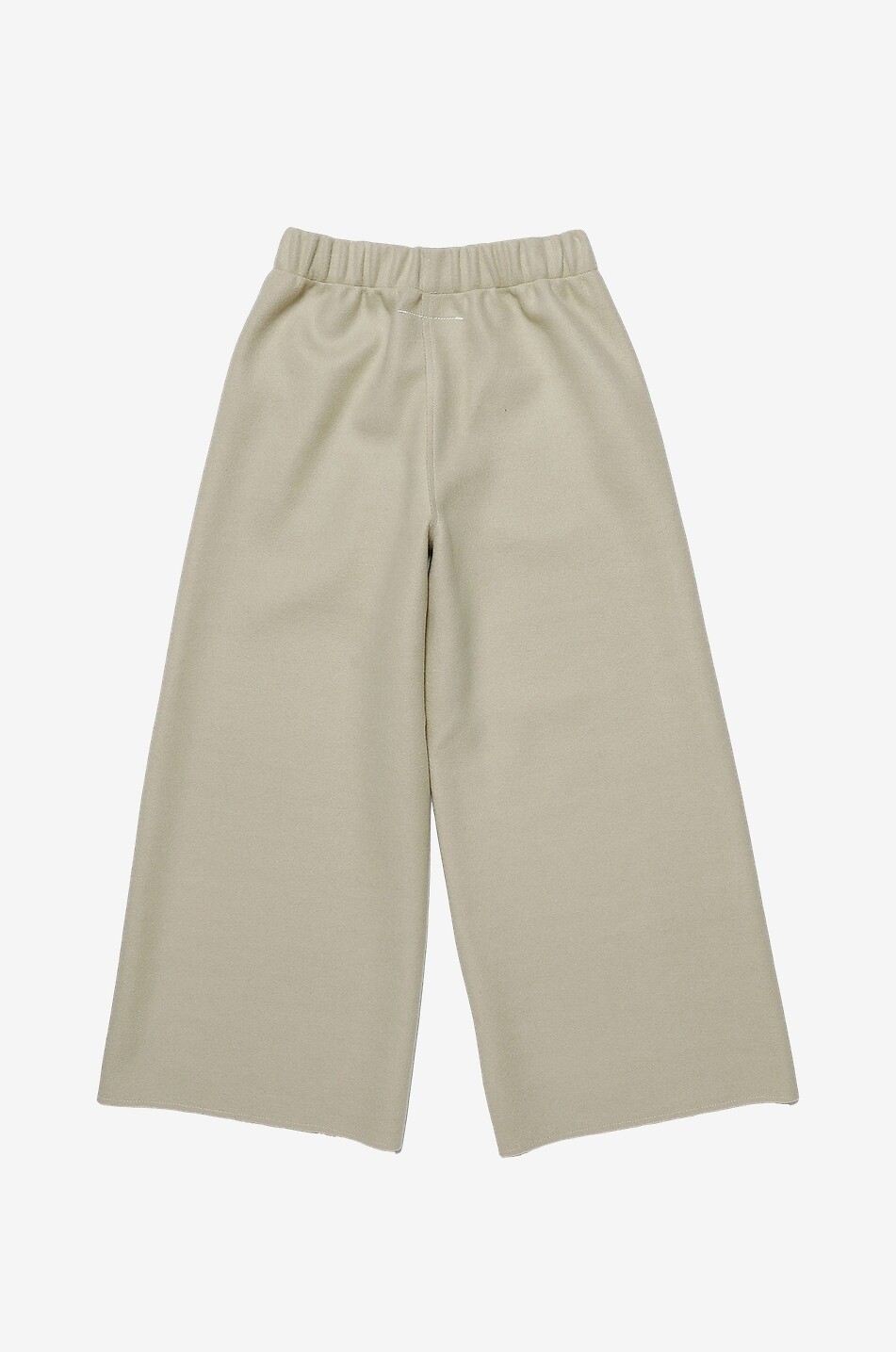 MM6 KIDS Kinder-Filzhose mit weitem Bein Margiela 6 Junge KAMELFARBEN 2