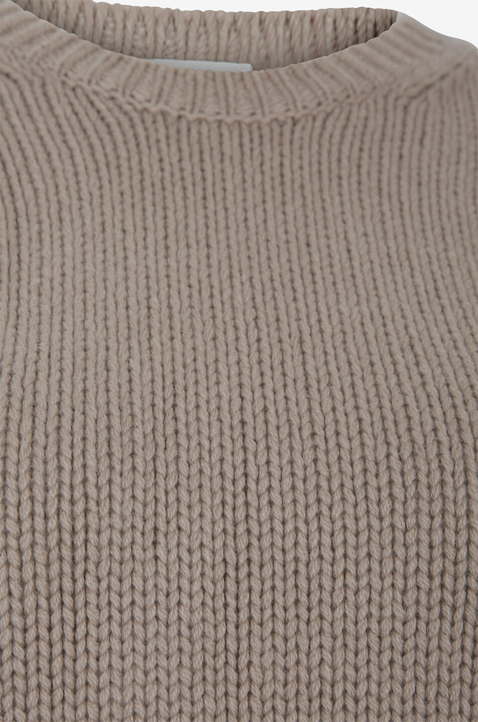 Pull épais en cachemire à col rond