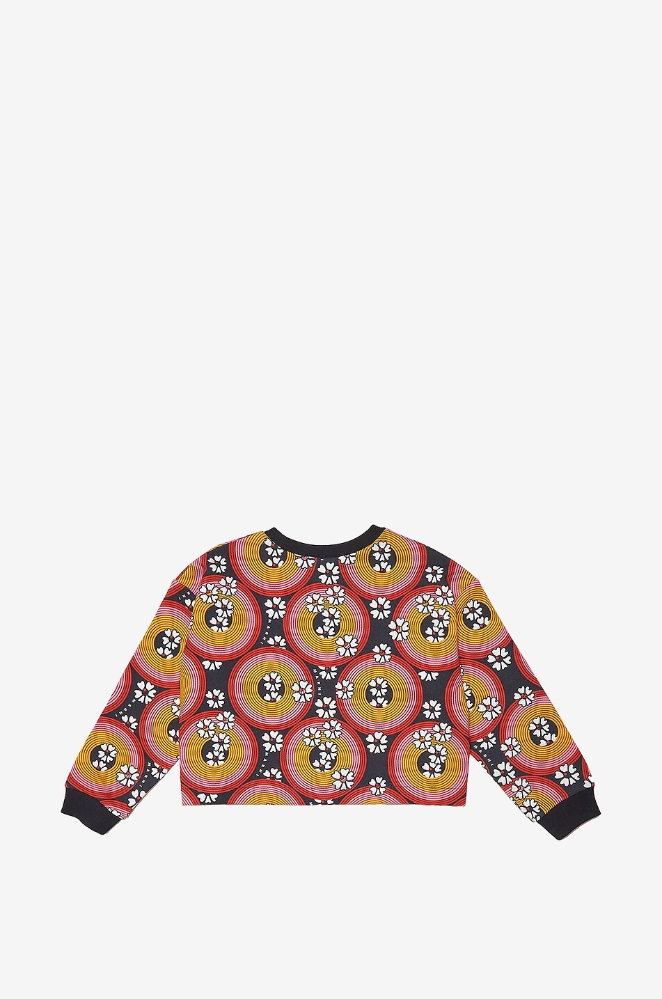 MARNI Sweat-shirt boxy fille Flowers & Circles Fille MULTICOLORE 2