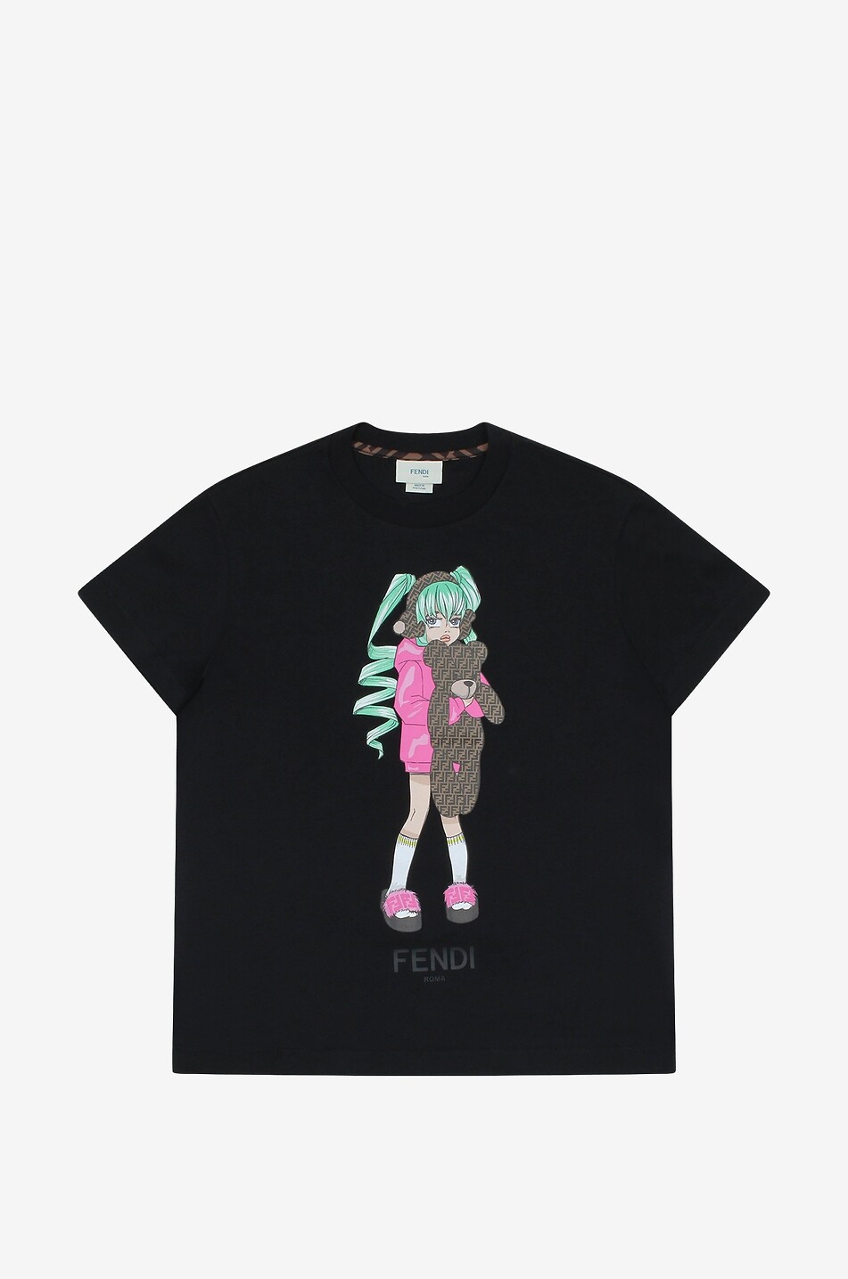 Fendi Manga Girl girl's printed T-shirt