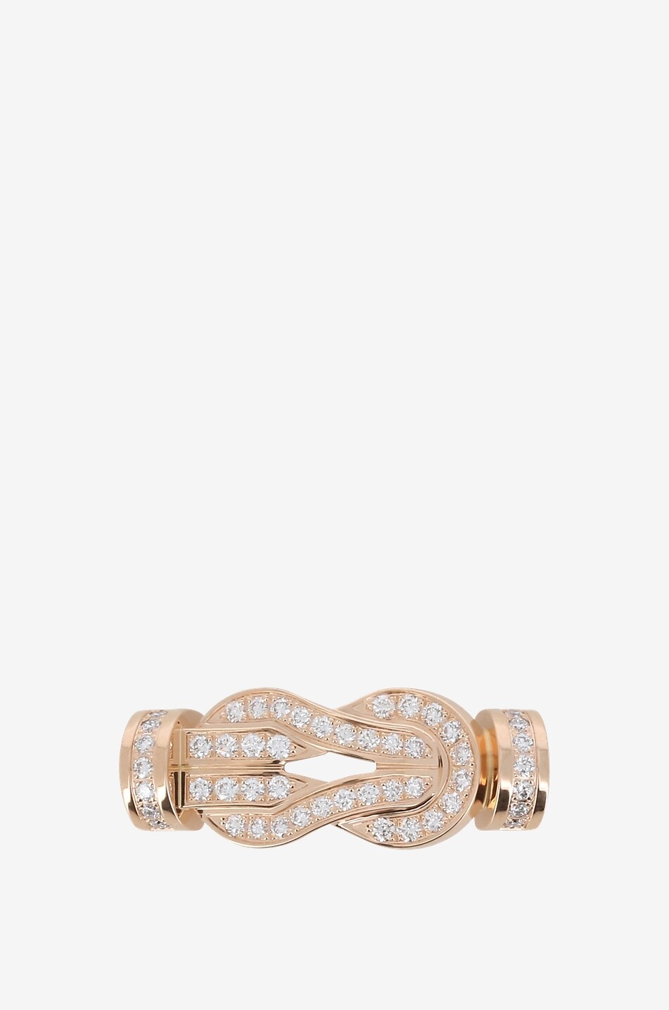 FRED PARIS Chance Infinie MM bracelet buckle in rose gold and diamonds Women PINK 1