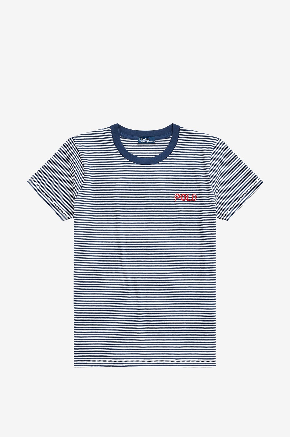 POLO RALPH LAUREN Fein gestreiftes T-Shirt mit Polo-Logo Damen BUNT 1