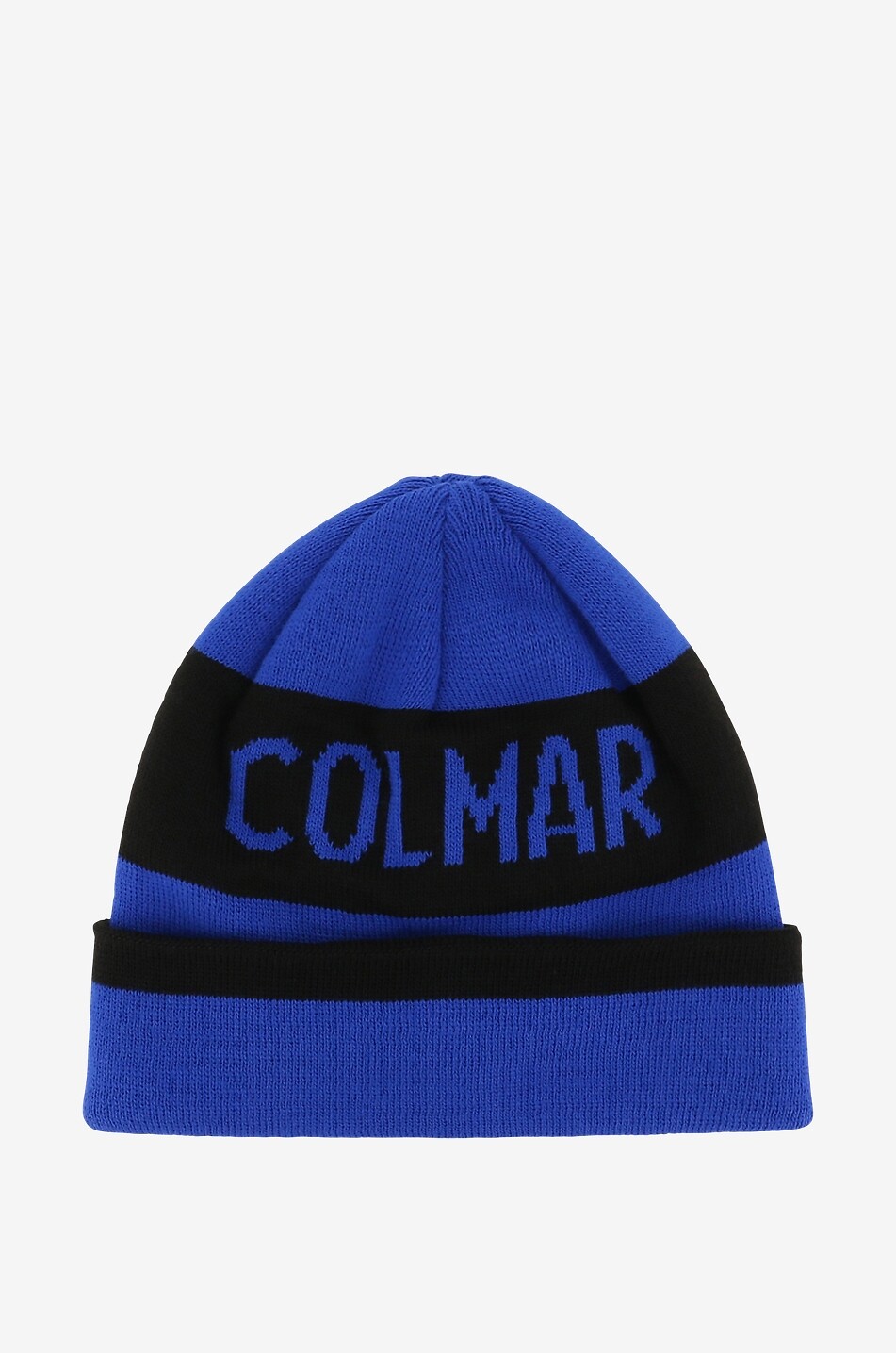 COLMAR Maxi Logo children's jacquard ski beanie Unisex MEDIUM BLUE 1