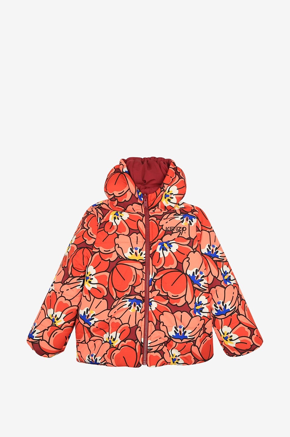 Doudoune réversible en laine fille Ikebana Cartoon Flower