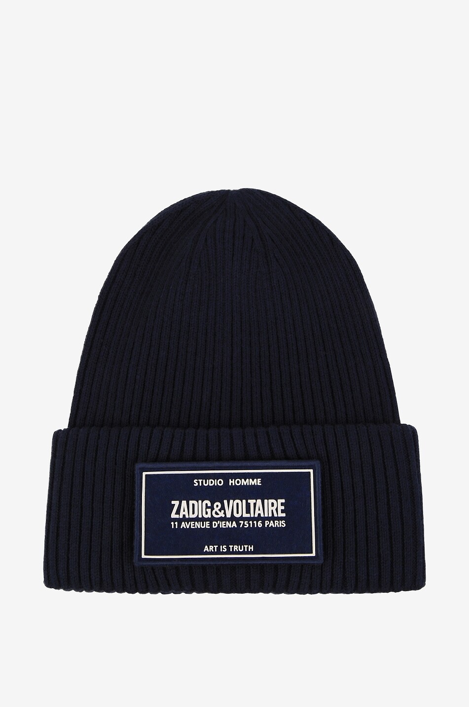 ZADIG & VOLTAIRE Bonnet garçon en coton et cachemire Paris Manga Garçon BLEU 1