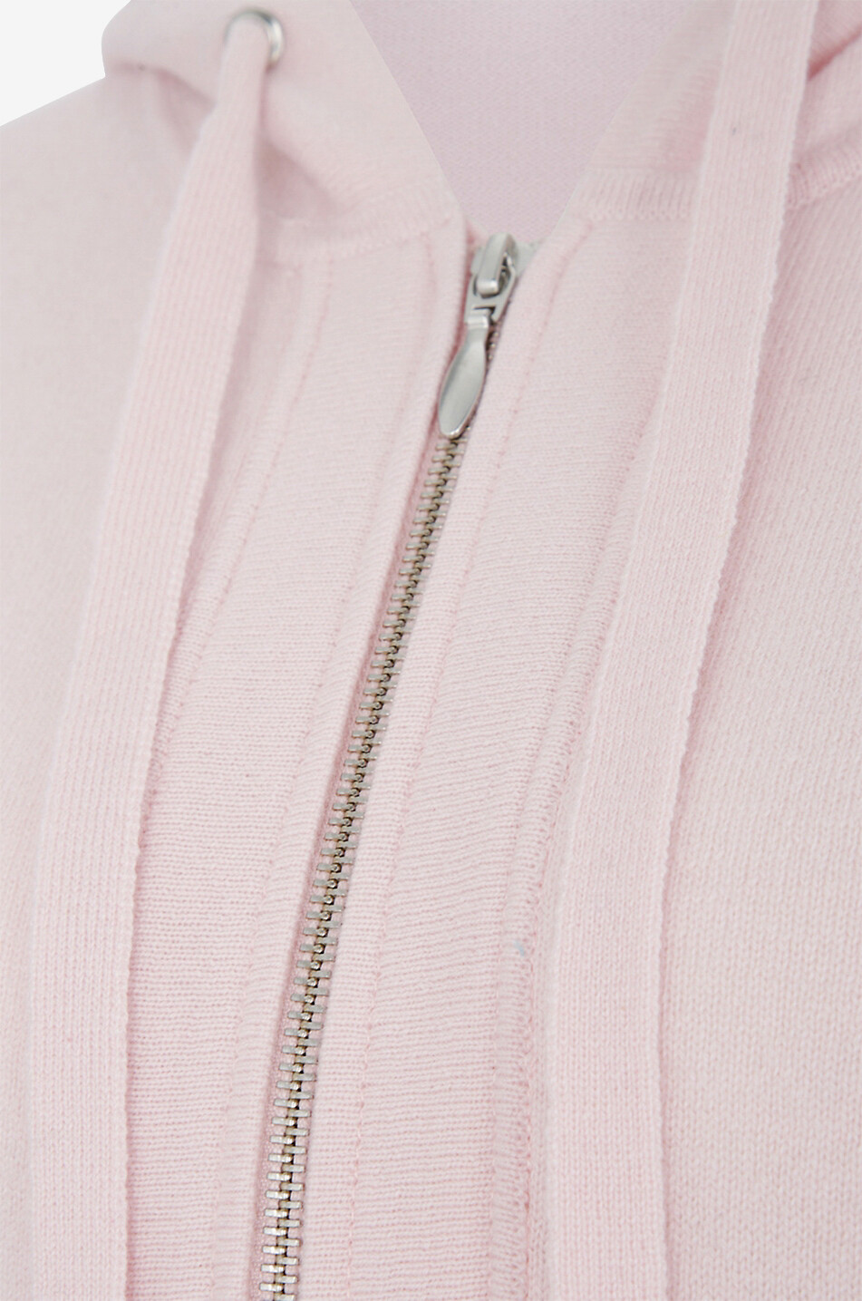 BONGÉNIE Cardigan zippé à capuche en cachemire Femme ROSE CLAIR 7