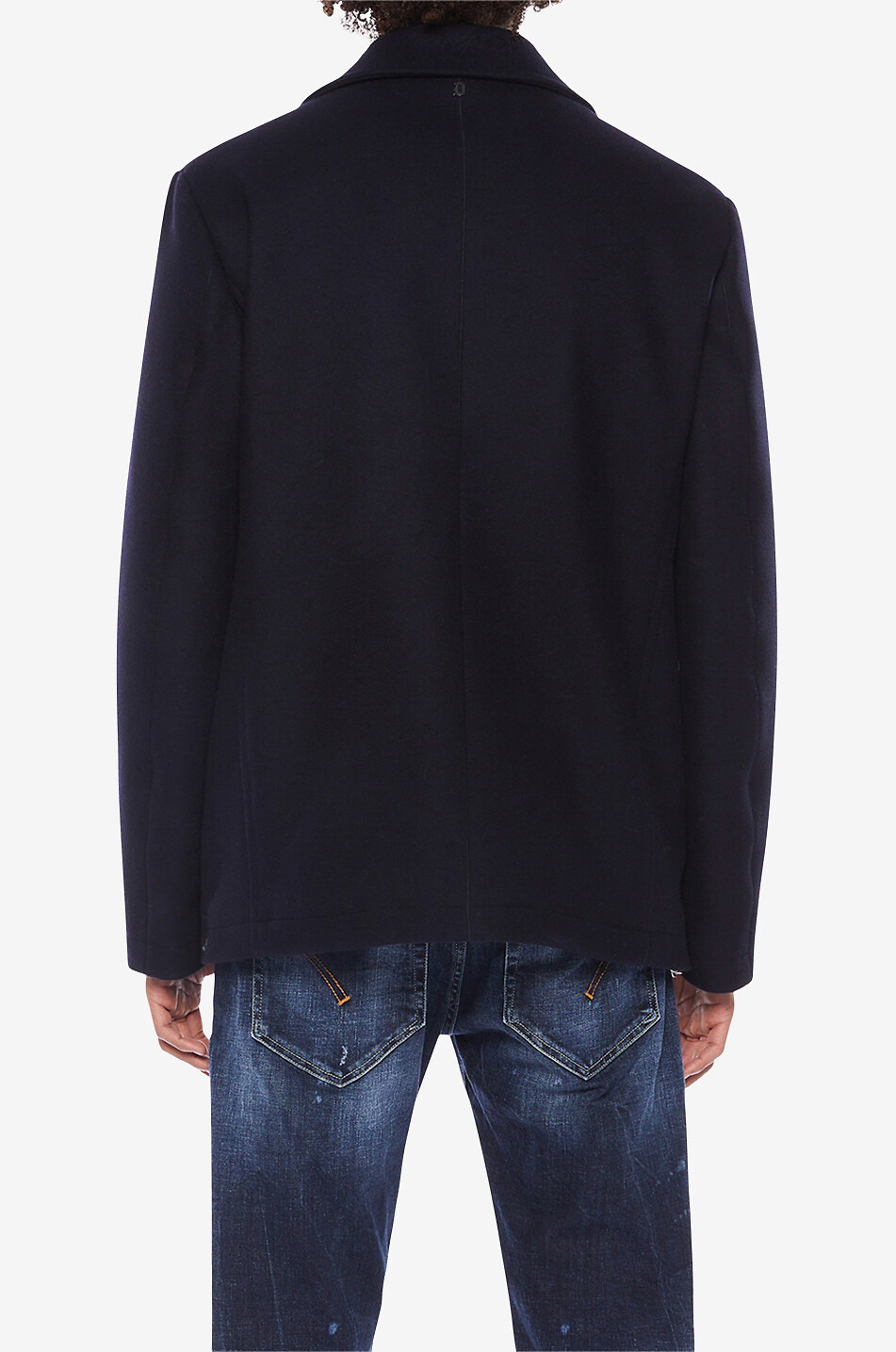 Zweireihige Cabanjacke aus Wolle