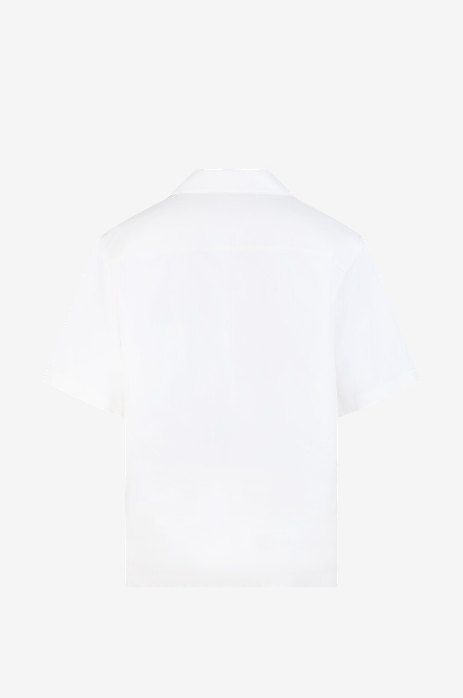 Chemise à manches courtes en coton et lin