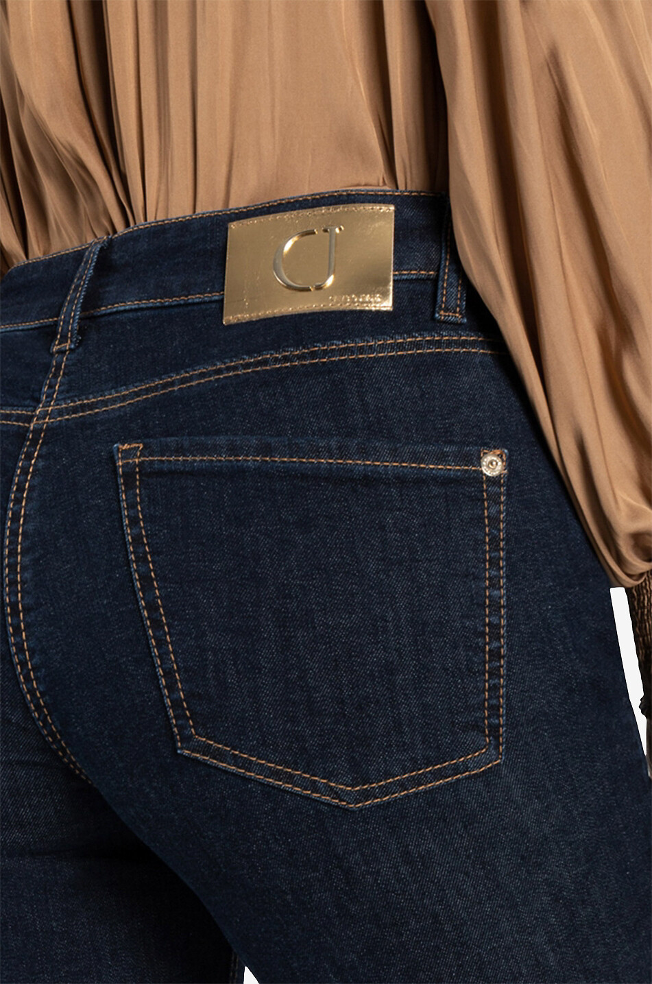 CAMBIO Piper dark-washed slim-fit jeans Women BLUE 5