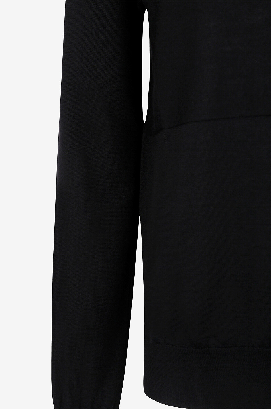JIL SANDER Superfine wool crewneck jumper Men BLACK 4