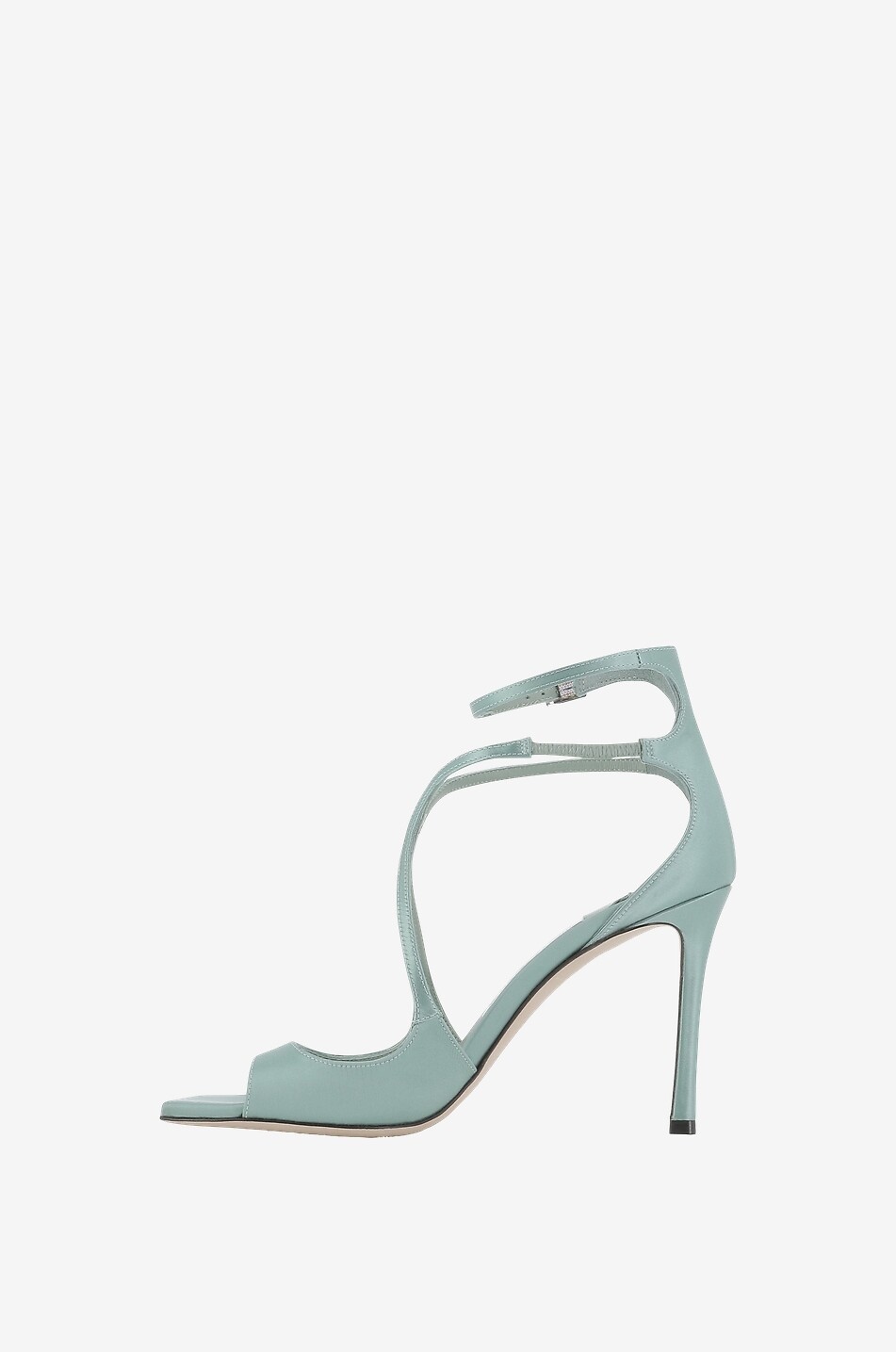 Sandales à talon en satin Azia 95