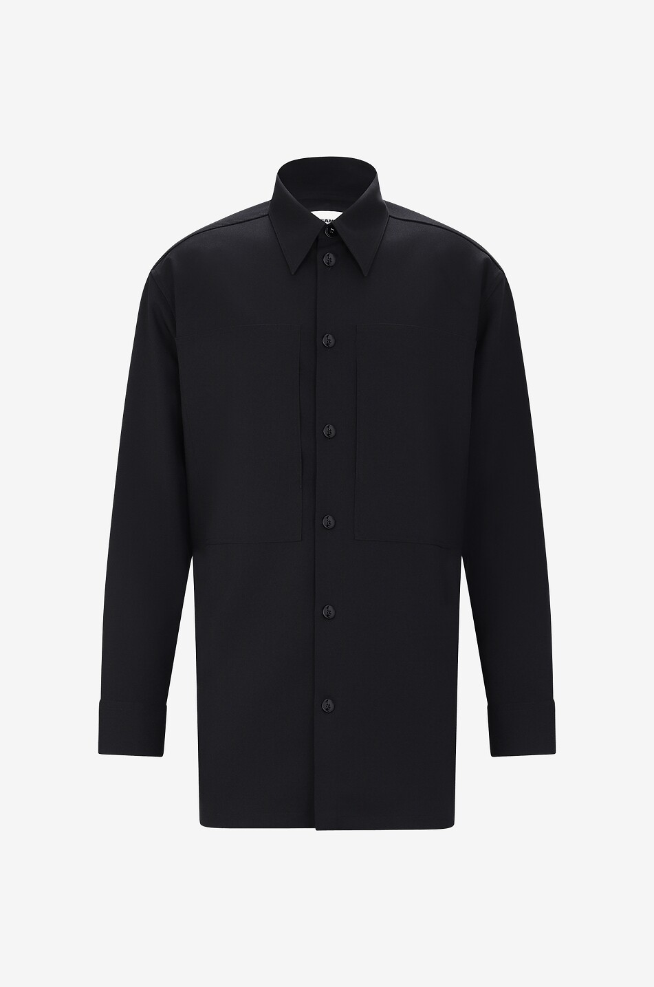 Surchemise décontractée en gabardine recyclée